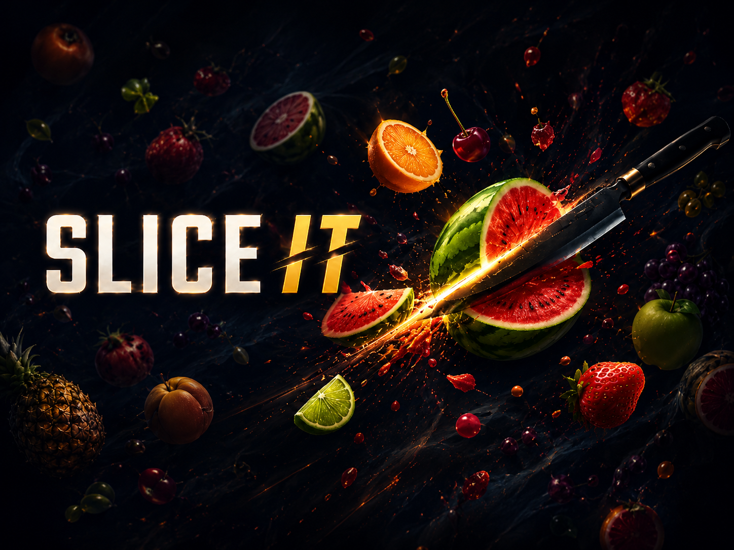 Slice It food-slicing arcade game artwork